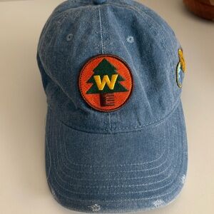 🧡DISNEY-  Pixar Up Wilderness Explorer Denim Dad Cap NWOT
